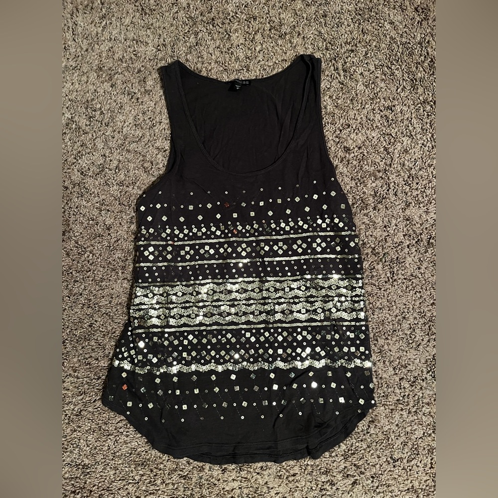 Dark grey small Express tank top